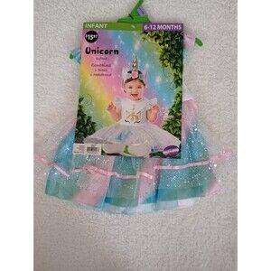 NWT InCharacter Baby Unicorn Costume Size 6-12 Months